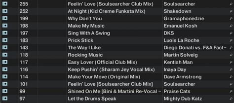 dj sets playlist.